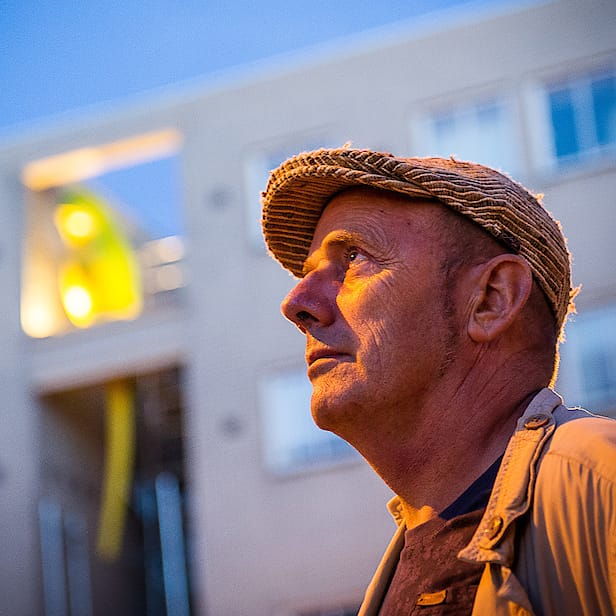 Grote Papekiet in Rotterdam-Noord is verlicht